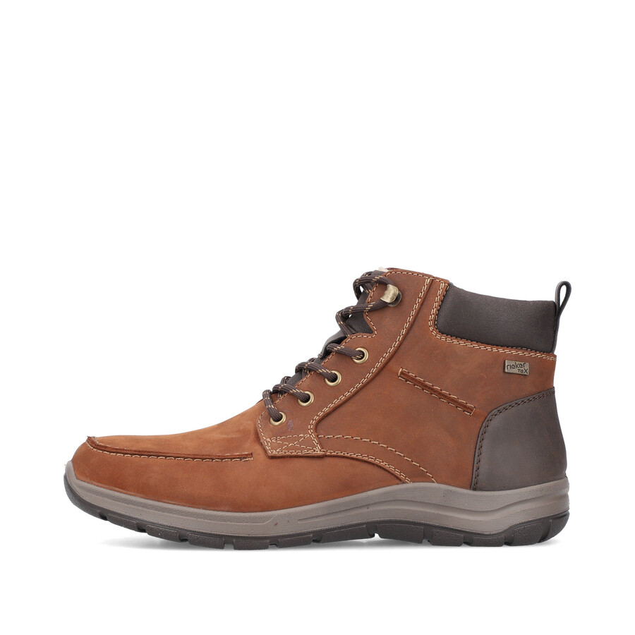 stivali marroni con cerniera per uomo rieker 03610-22