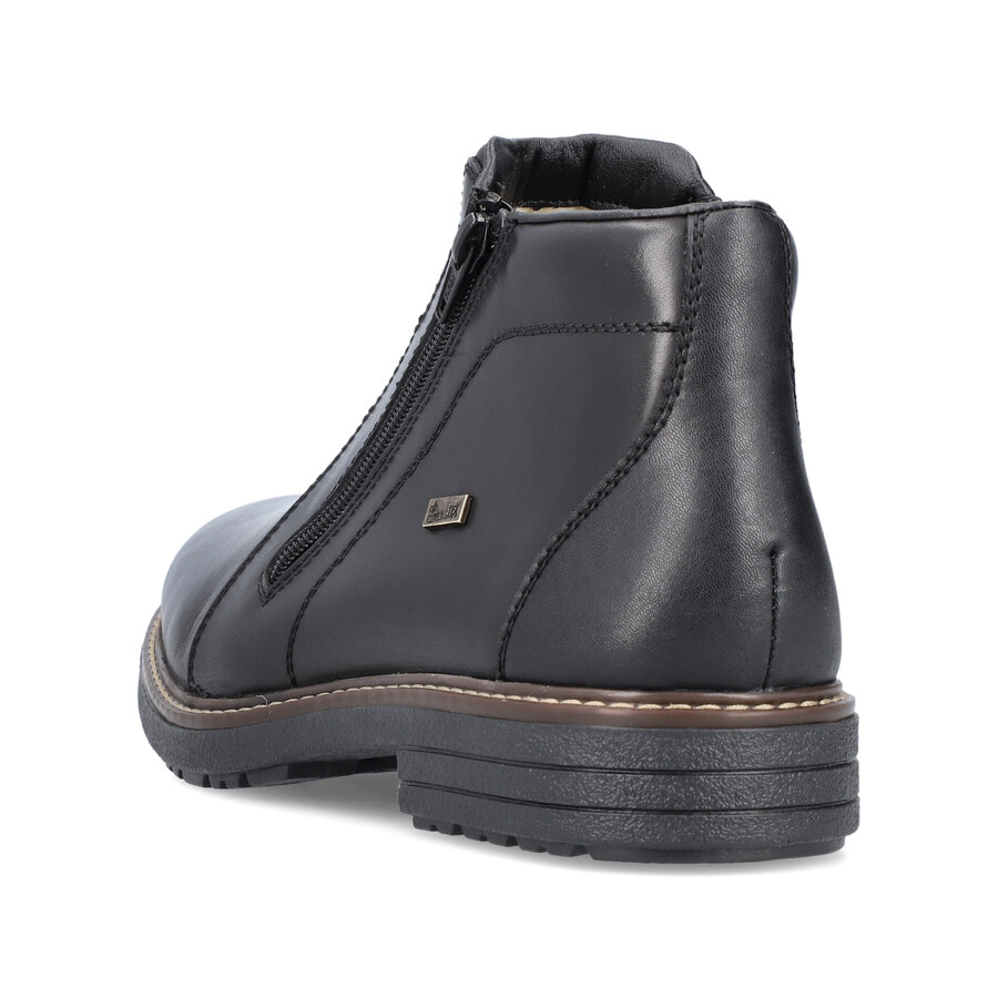 stivali neri con cerniera per uomo rieker 33160-00