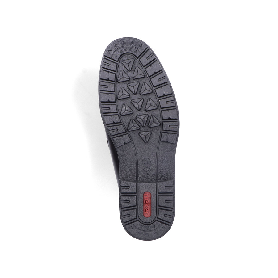stivali neri con cerniera per uomo rieker 33160-00