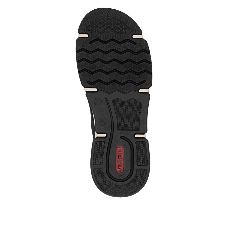 stivali neri con cerniera per donna rieker 45920-01