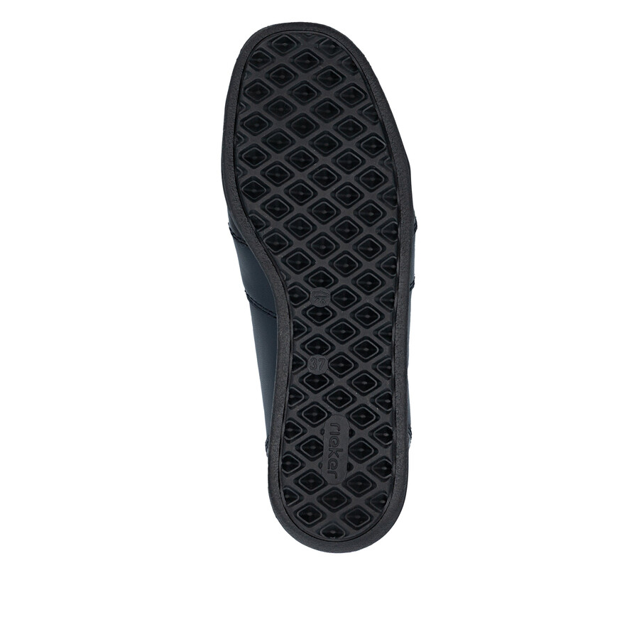 stivali con cerniera blu da donna rieker 47254-14