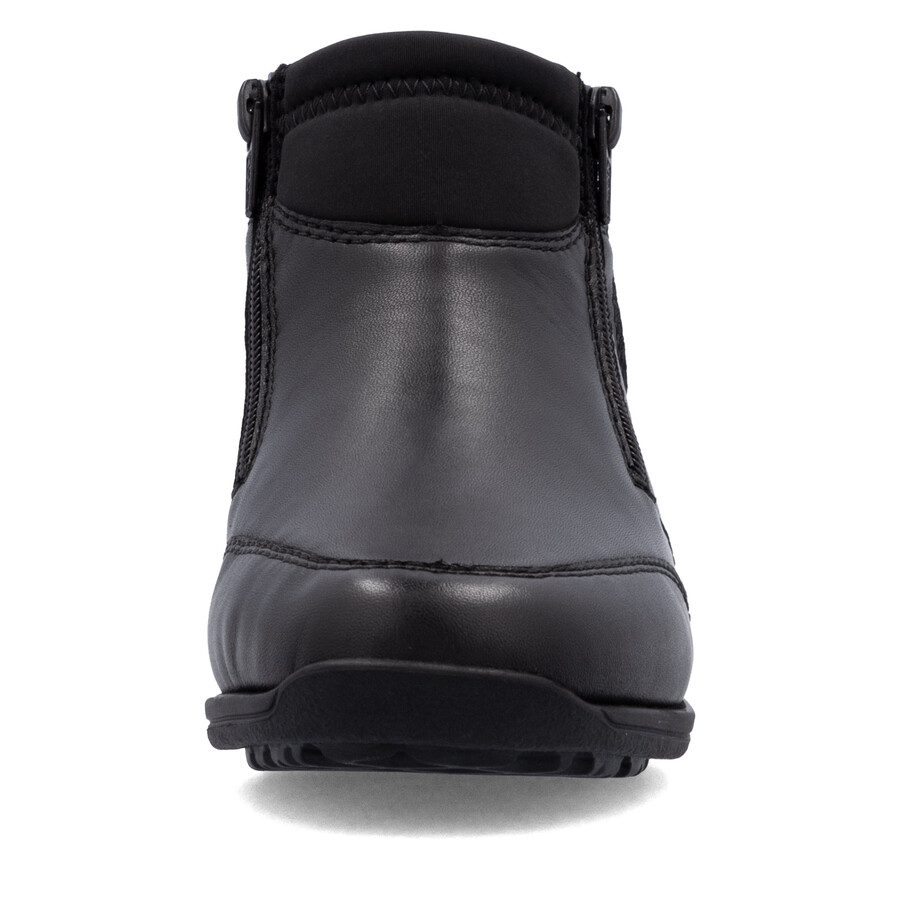 stivali neri con cerniera per donna rieker 47270-00