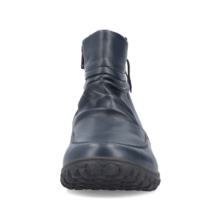 stivali con cerniera blu da donna rieker 59585-14