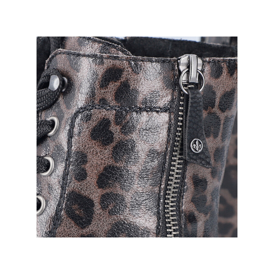 stivali grigi con cerniera per donna rieker 73210-42