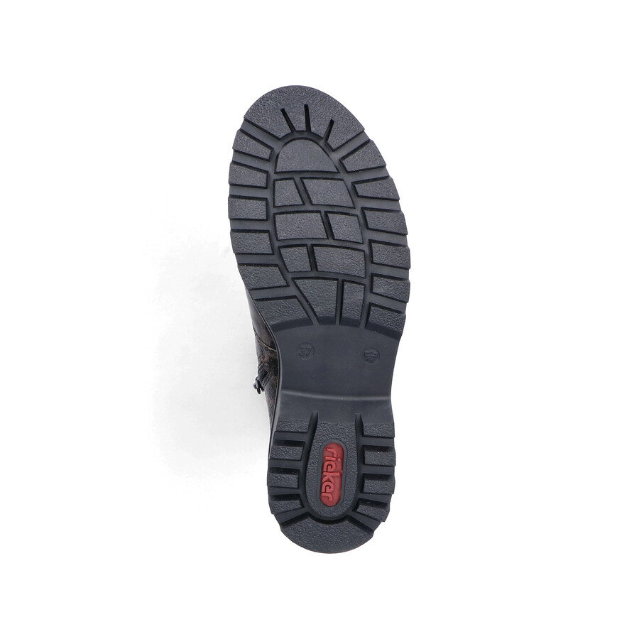 stivali grigi con cerniera per donna rieker 73210-42