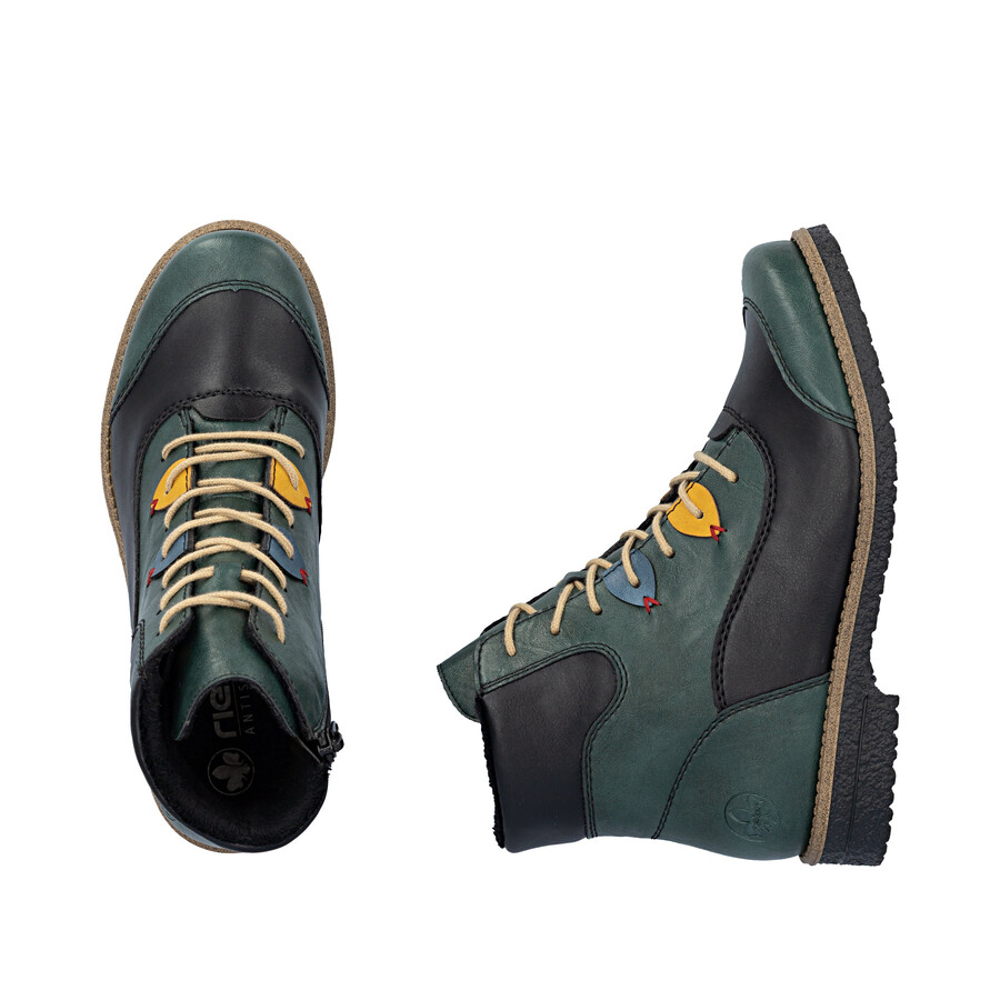 stivali multi zip da donna rieker 73510-90