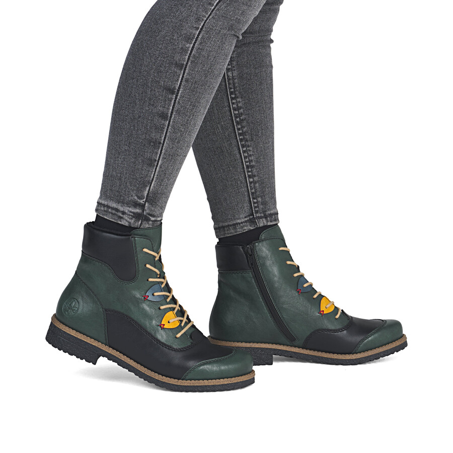 stivali multi zip da donna rieker 73510-90