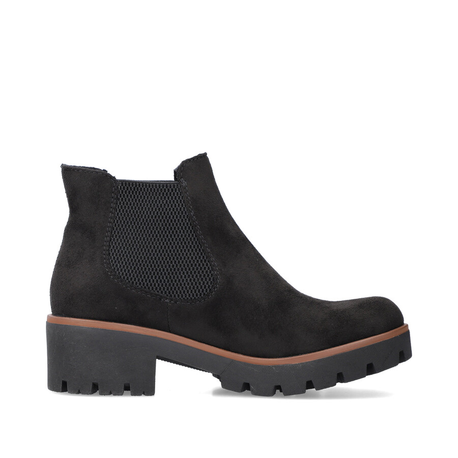 stivali elasticizzati neri da donna rieker 79265-00