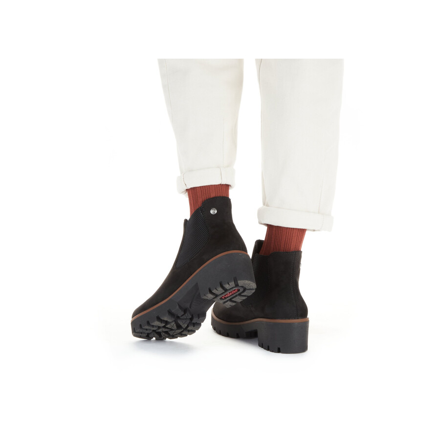 stivali elasticizzati neri da donna rieker 79265-00