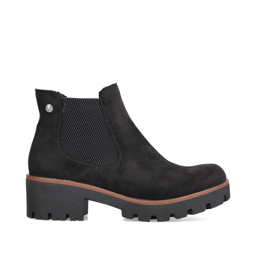 stivali elasticizzati neri da donna rieker 79265-00