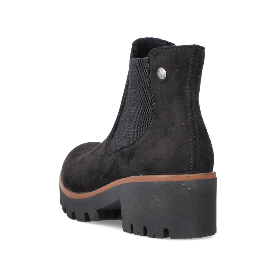 stivali elasticizzati neri da donna rieker 79265-00