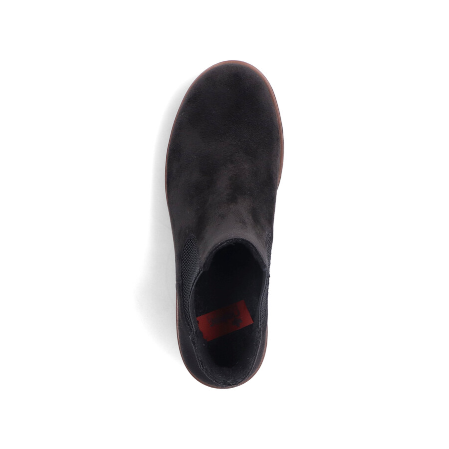 stivali elasticizzati neri da donna rieker 79265-00