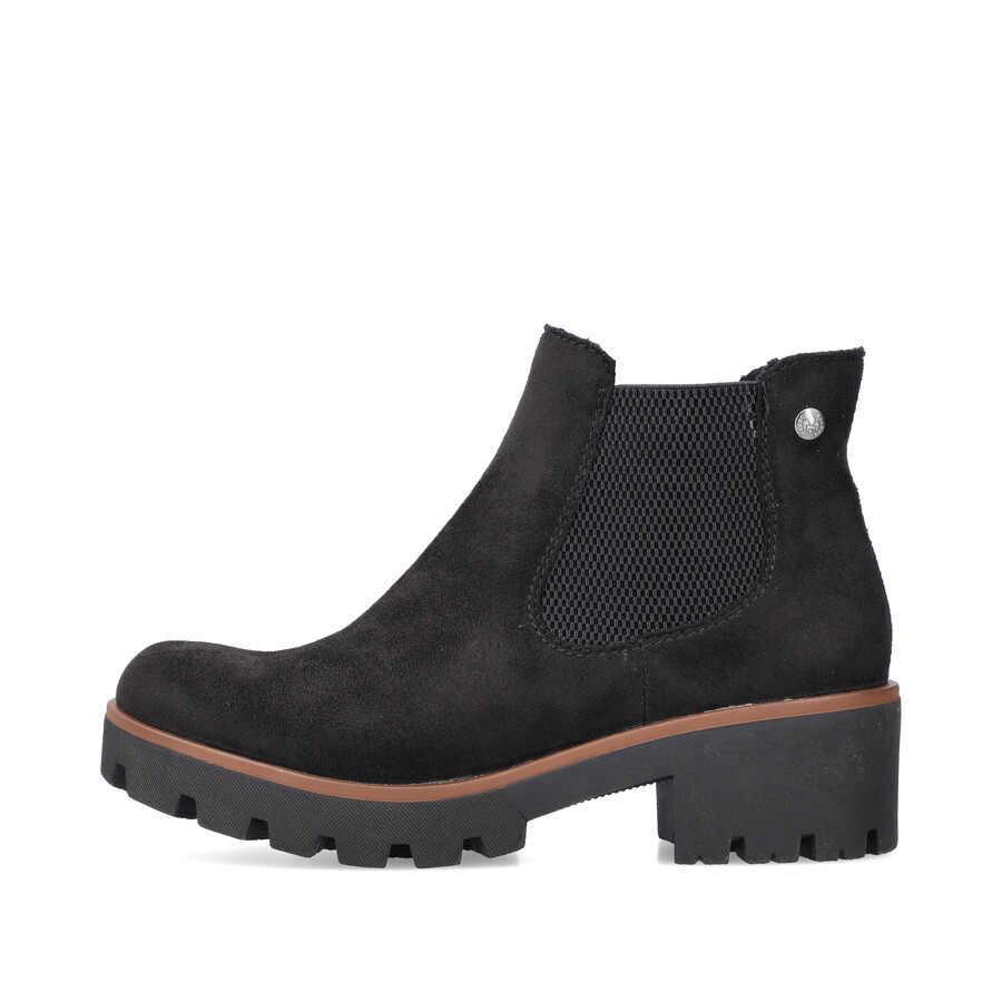 stivali elasticizzati neri da donna rieker 79265-00