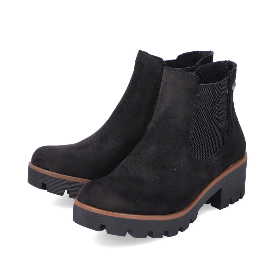 stivali elasticizzati neri da donna rieker 79265-00