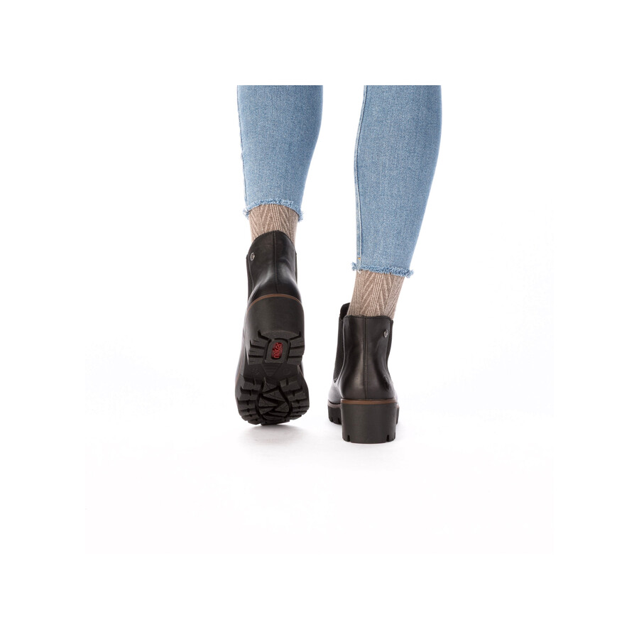 stivali elasticizzati neri da donna rieker 79265-03