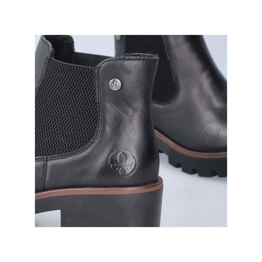 stivali elasticizzati neri da donna rieker 79265-03