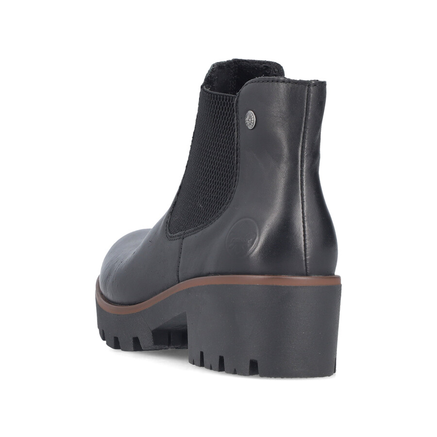 stivali elasticizzati neri da donna rieker 79265-03