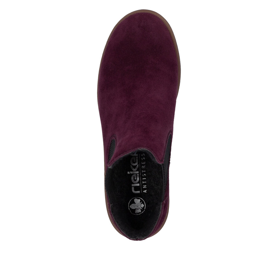stivali elasticizzati rossi da donna rieker 79265-30