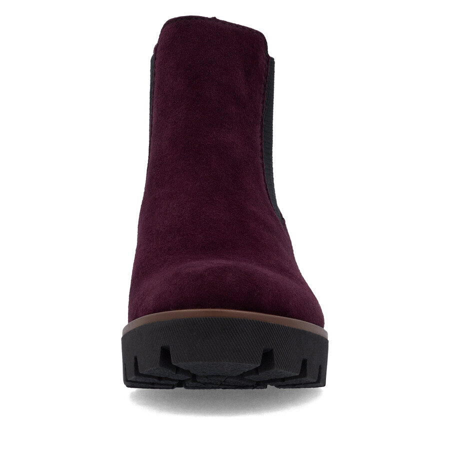 stivali elasticizzati rossi da donna rieker 79265-30