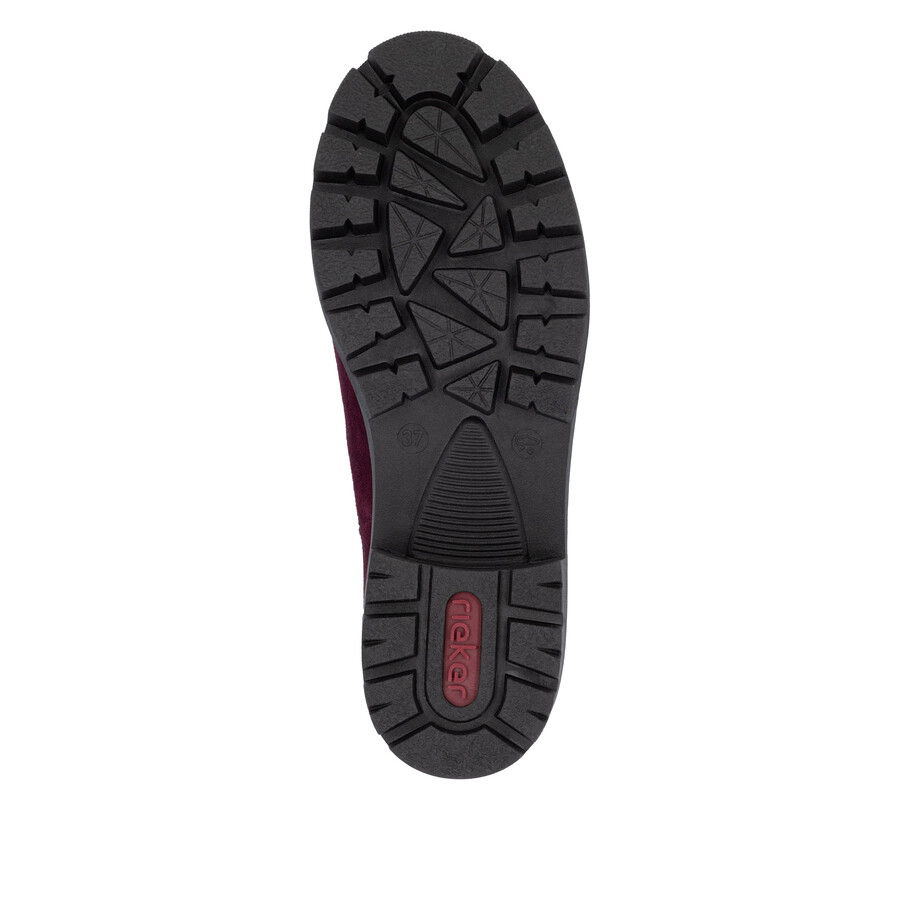 stivali elasticizzati rossi da donna rieker 79265-30