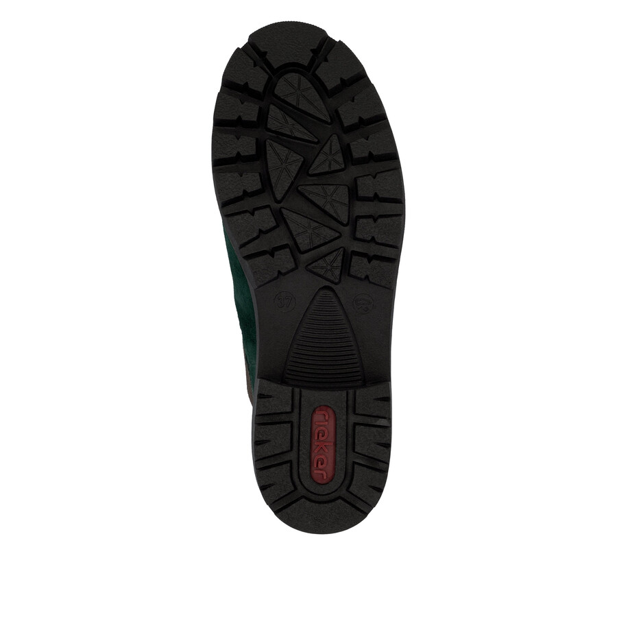 stivali elasticizzati verdi da donna rieker 79265-55