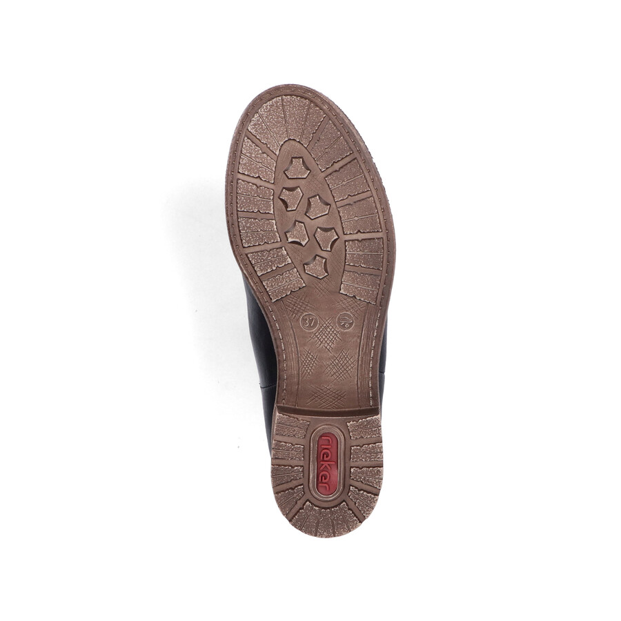 stivali elasticizzati neri da donna rieker 79450-00