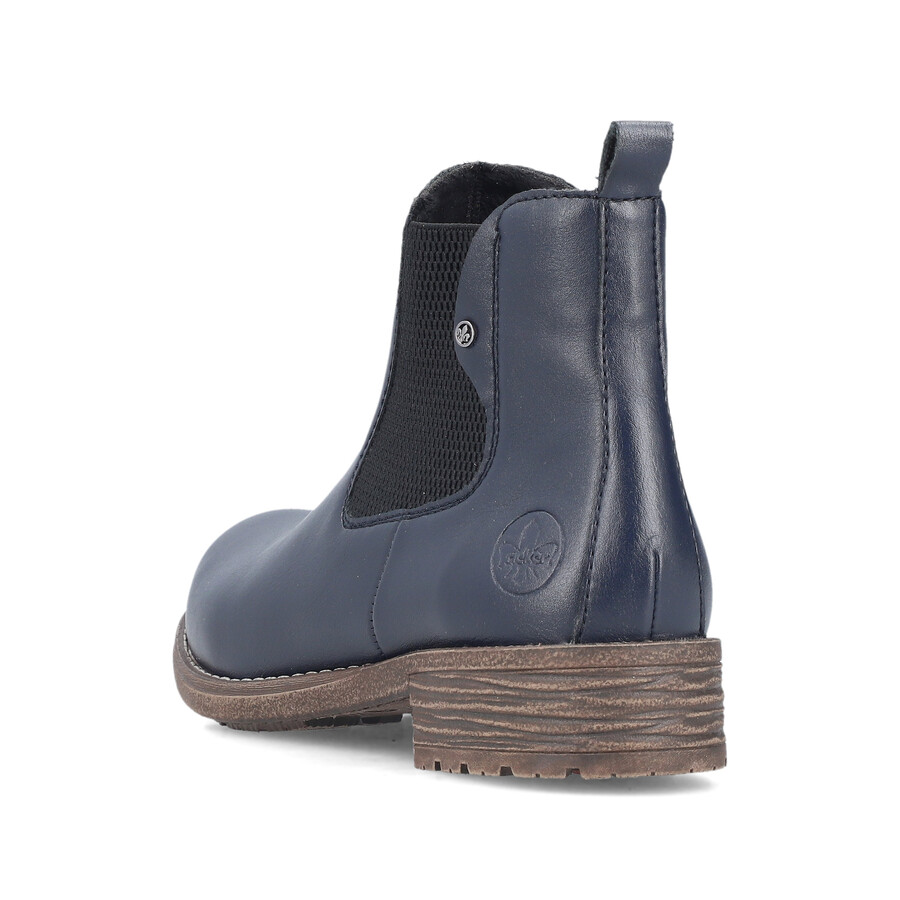 stivali elasticizzati blu da donna rieker 79450-14