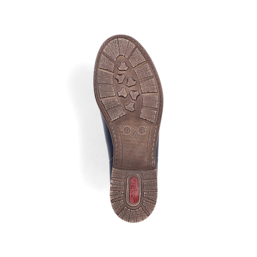 stivali elasticizzati blu da donna rieker 79450-14