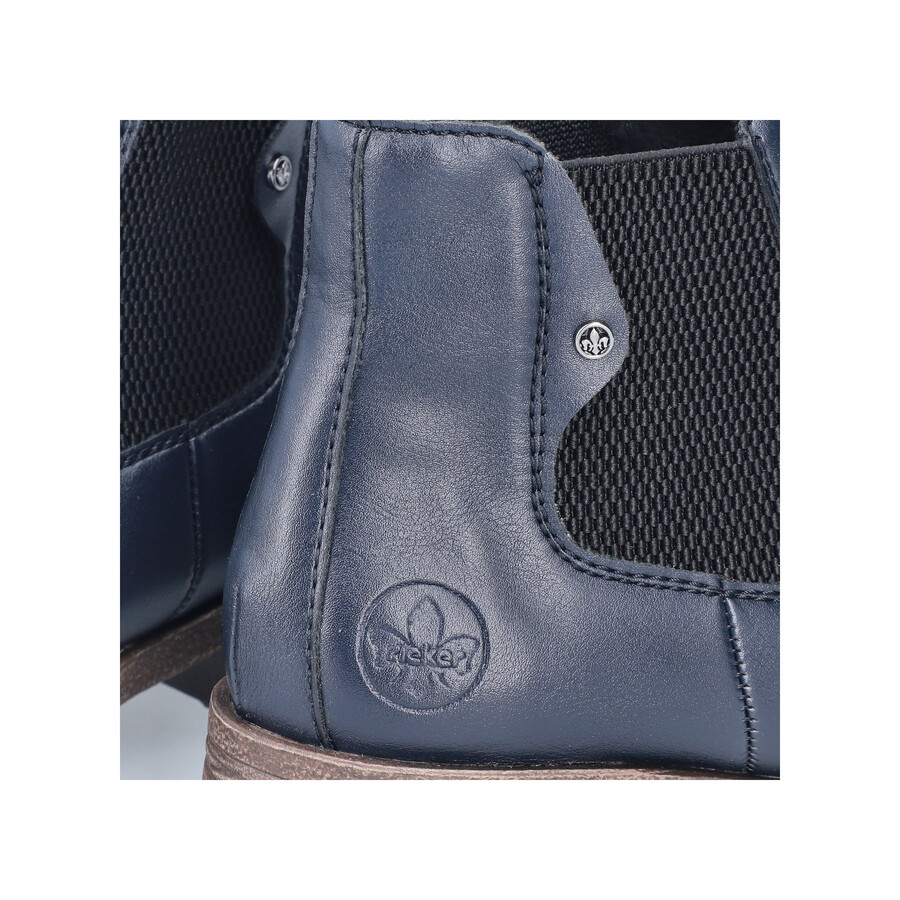 stivali elasticizzati blu da donna rieker 79450-14