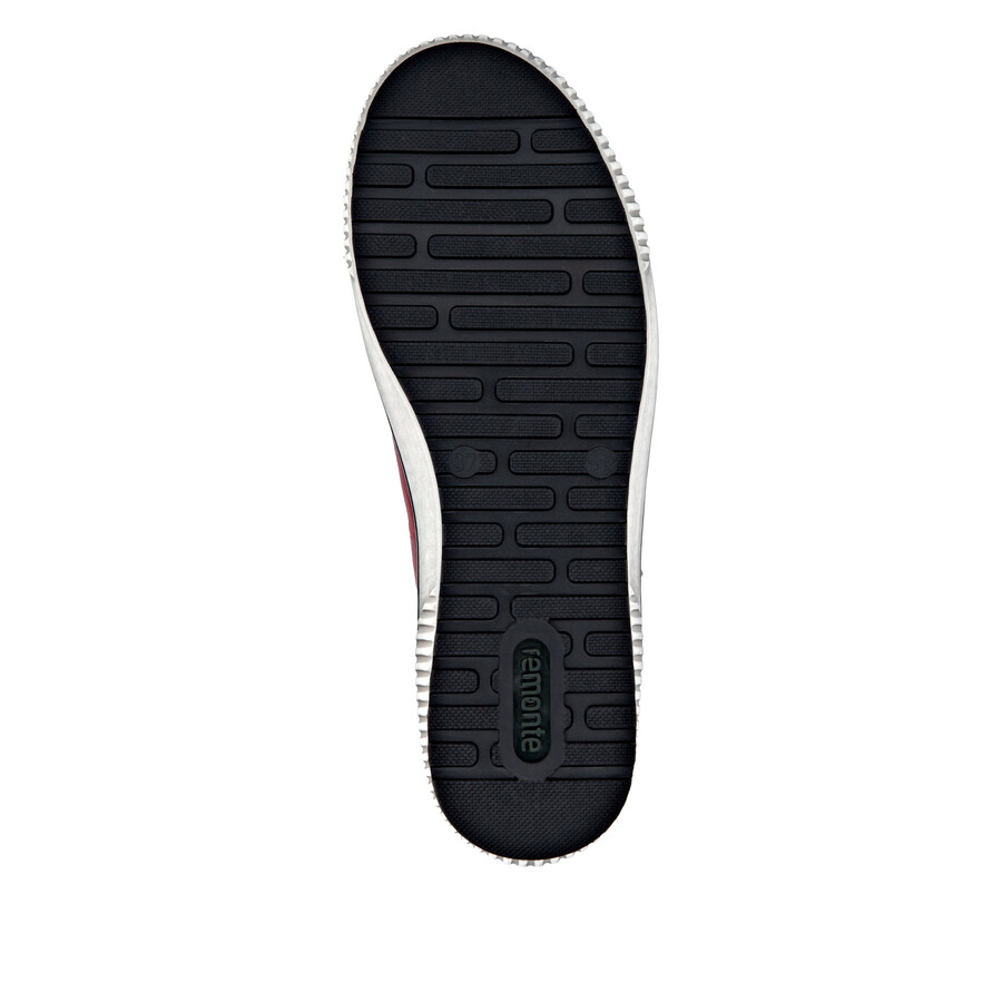 stivali rossi con cerniera da donna remonte d0772-36