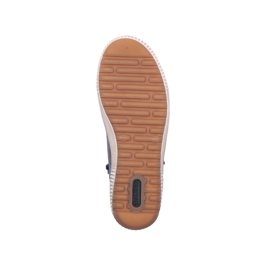 stivali con cerniera verde da donna remonte d0772-52