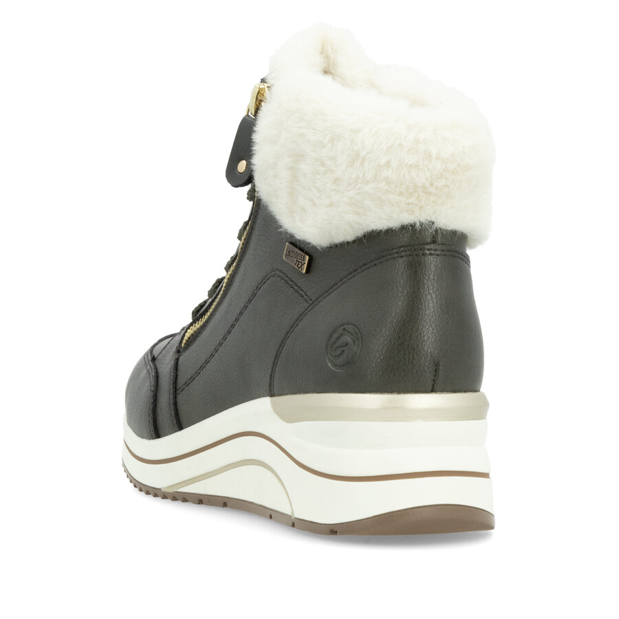 stivali con cerniera verde da donna remonte d0t77-52
