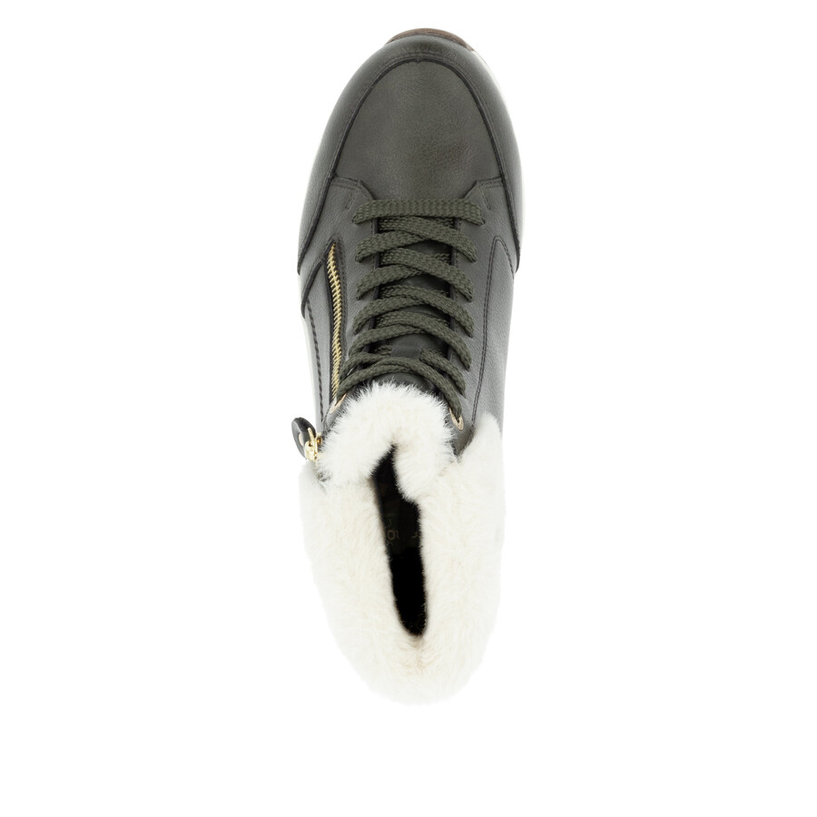 stivali con cerniera verde da donna remonte d0t77-52