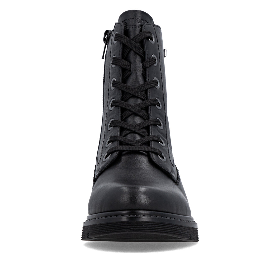 stivali neri con cerniera per donna remonte d3979-00