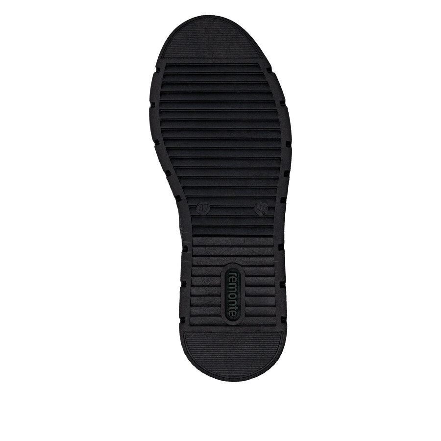 stivali neri con cerniera per donna remonte d3979-00