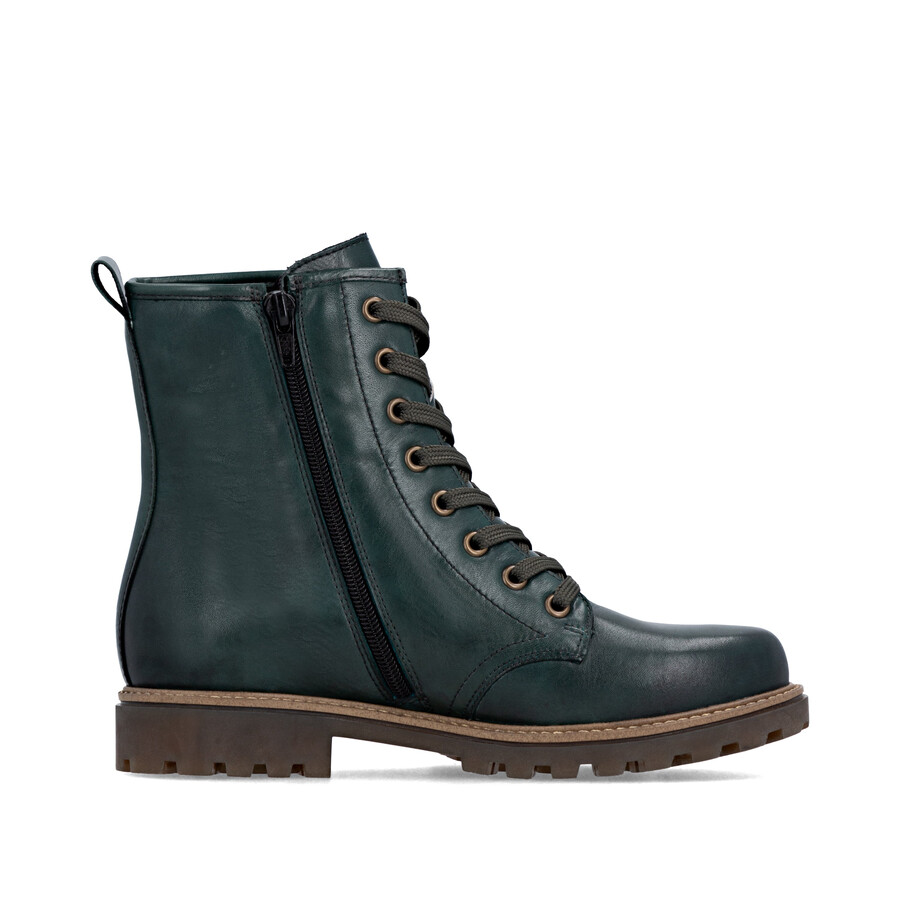 stivali con cerniera verde da donna remonte d3c70-54