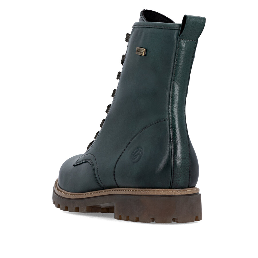 stivali con cerniera verde da donna remonte d3c70-54