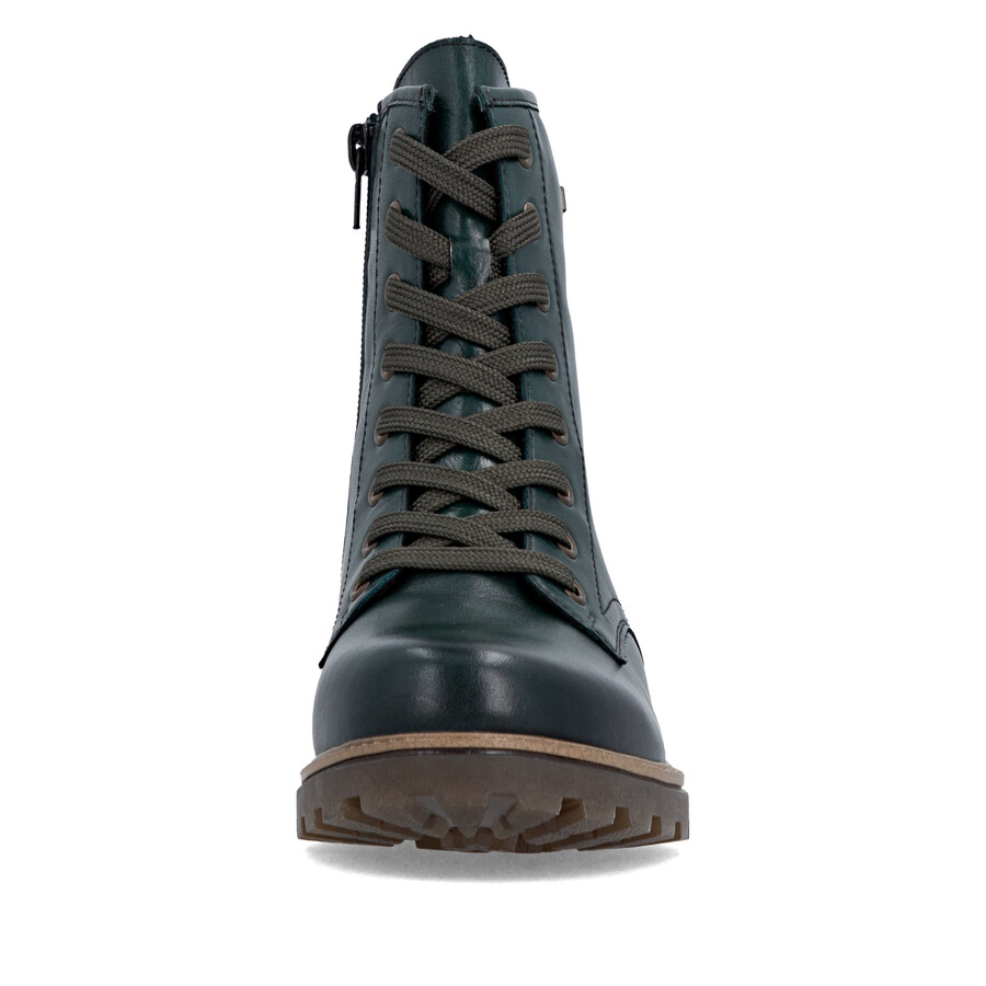 stivali con cerniera verde da donna remonte d3c70-54