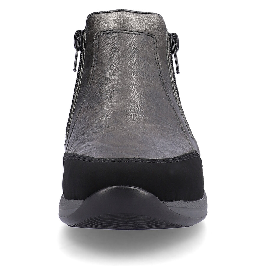 stivali grigi con cerniera per donna rieker n1152-42