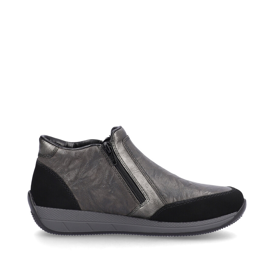 stivali grigi con cerniera per donna rieker n1152-42