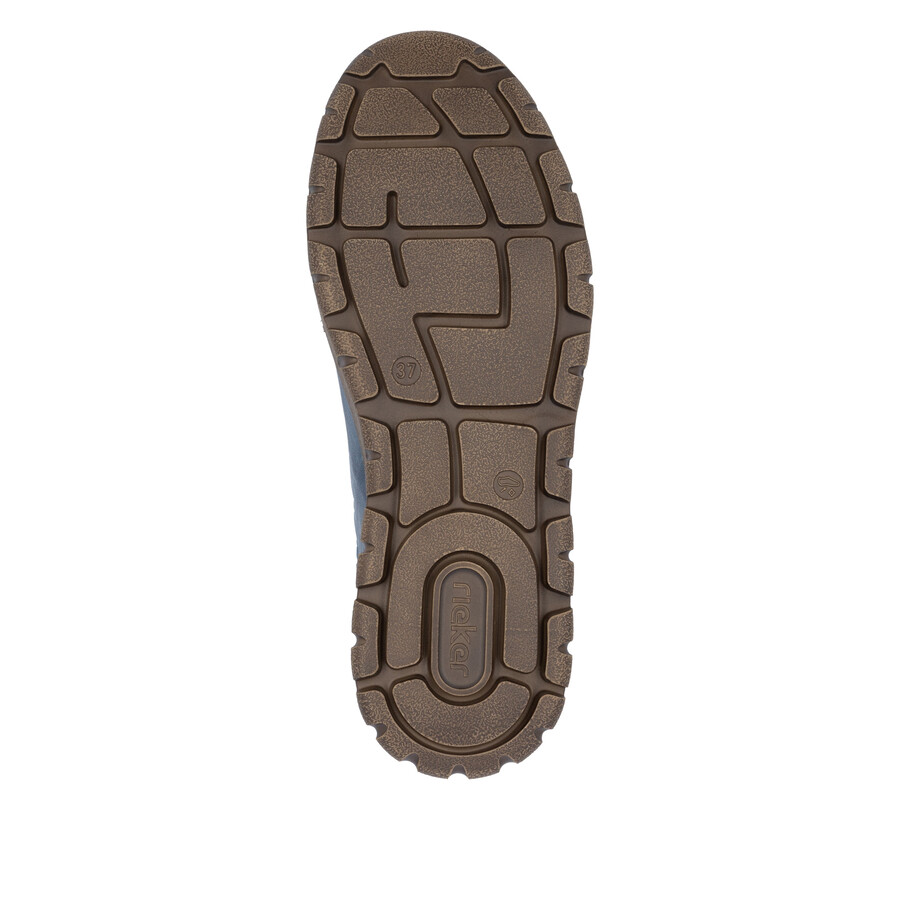stivali con cerniera blu da donna rieker n1305-14