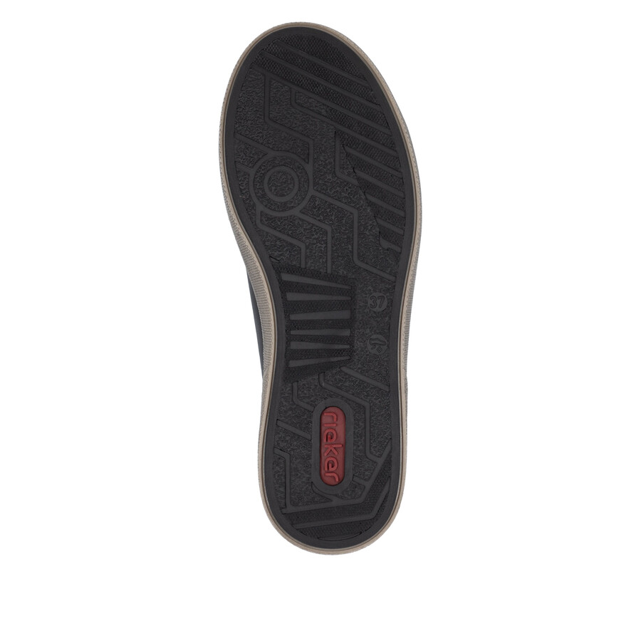stivali neri con cerniera per donna rieker x0709-01