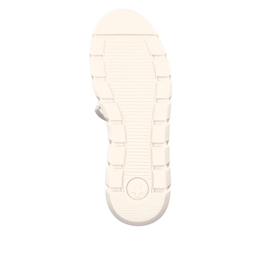 stivali beige con cerniera per donna rieker y3503-62