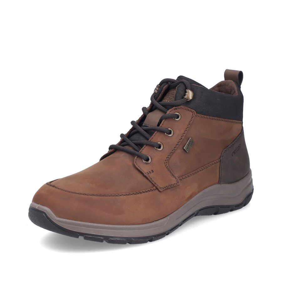 stivali marroni con cerniera per uomo rieker 03630-22