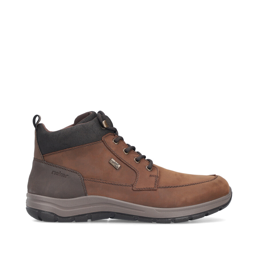 stivali marroni con cerniera per uomo rieker 03630-22