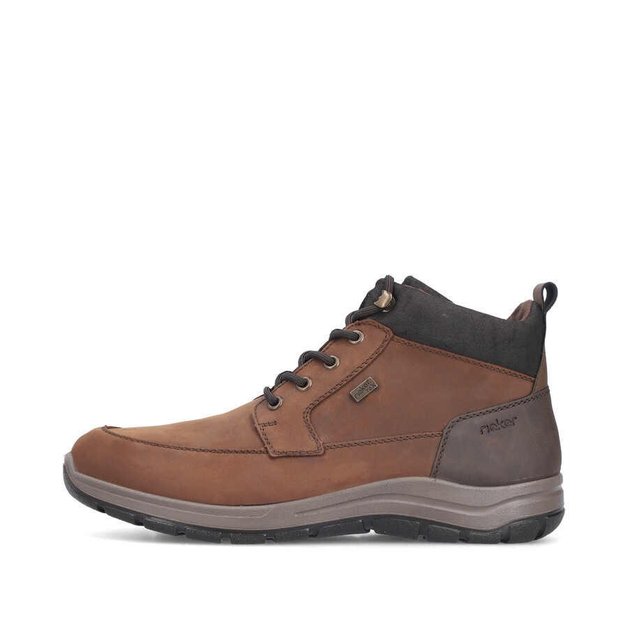 stivali marroni con cerniera per uomo rieker 03630-22