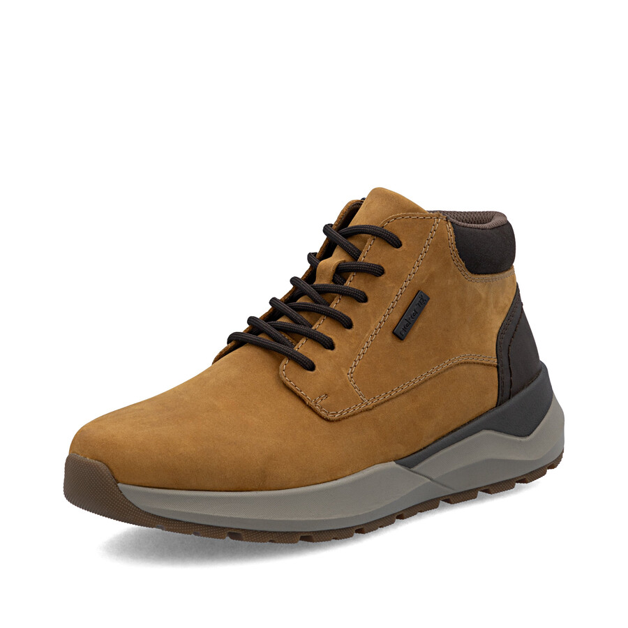 stivali con cerniera gialla da uomo rieker 06001-68