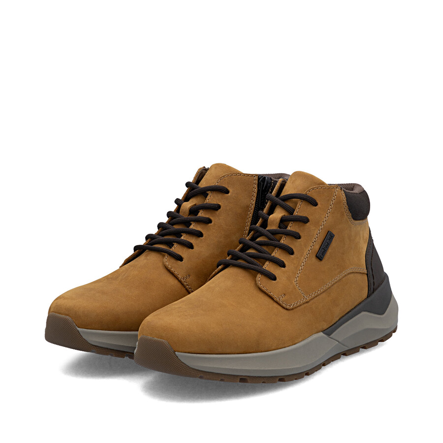 stivali con cerniera gialla da uomo rieker 06001-68