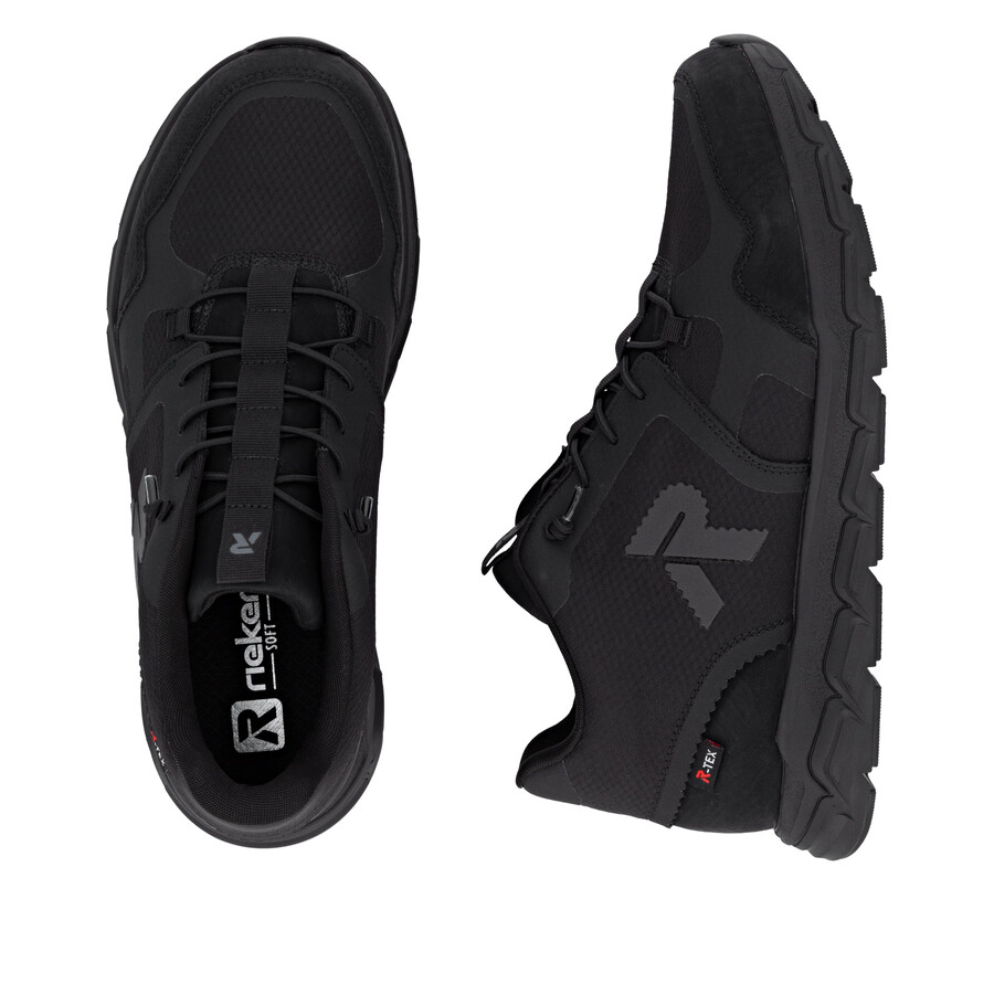 stivali elasticizzati neri da uomo rieker sport 09170-00