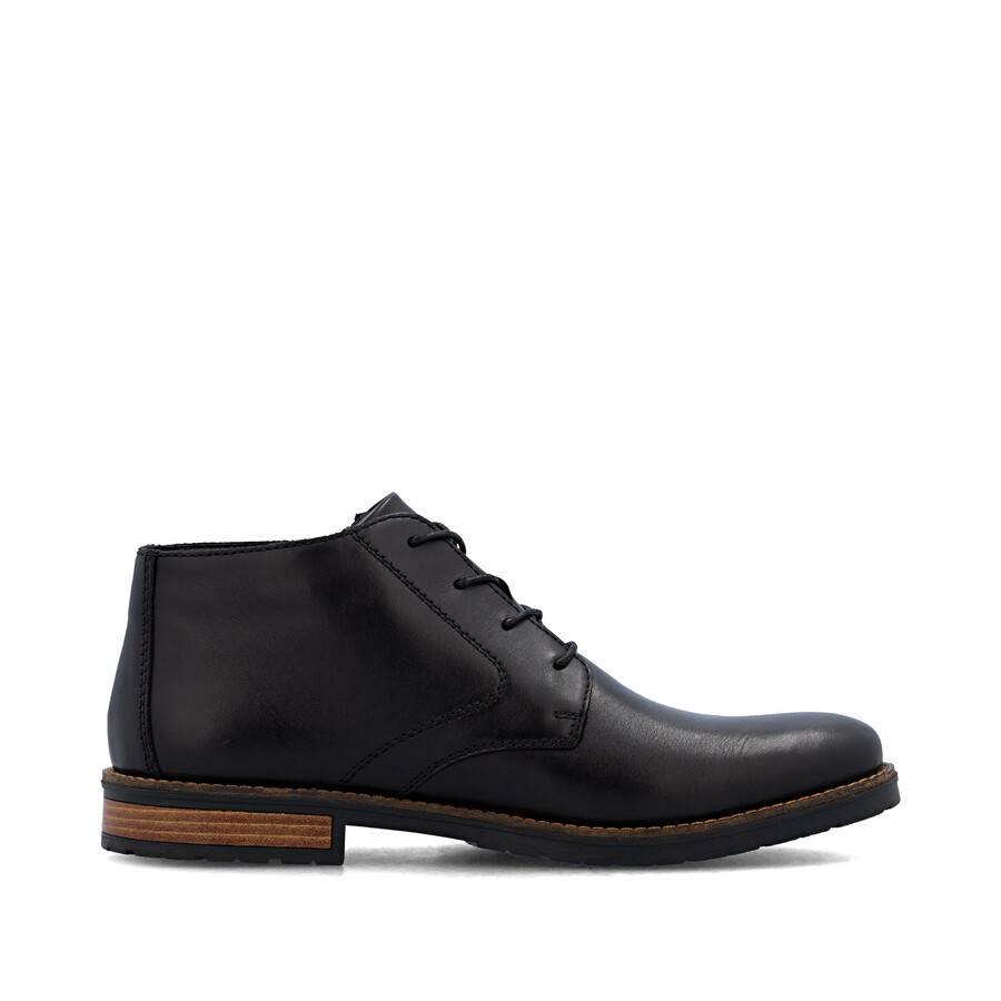 stivali neri con cerniera per uomo rieker 14609-00